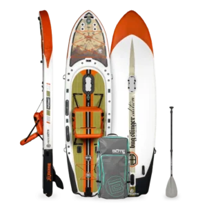Rackham Aero 12′4″ Bug Slinger™ Backwater Inflatable Paddle Board Package